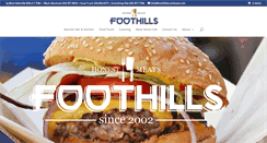 Desktop Screenshot of foothillslocalmeats.com
