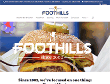 Tablet Screenshot of foothillslocalmeats.com